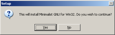 MinGW 3.1 install