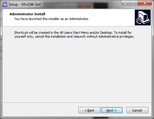 Make sure you do an Administrator install