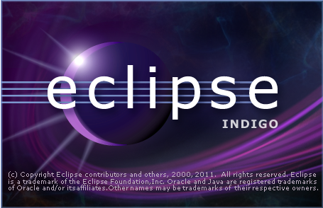 Eclipse splash screen